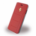 Кожаный чехол для iPhone 7 Ferrari 488 Leather Book Case