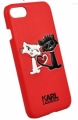 Пластиковый чехол-накладка для iPhone 7 Lagerfeld Choupette in love Hard PU