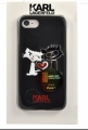 Пластиковый чехол-накладка для iPhone 7 Lagerfeld Choupette in love Hard PU