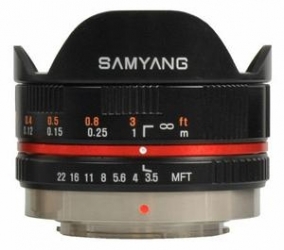 Объектив Samyang 7.5mm f/3.5 для Micro 4/3